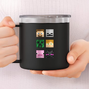 Discover Famous characters - Minecraft - Zip 14oz Stainless Steel Tumblers