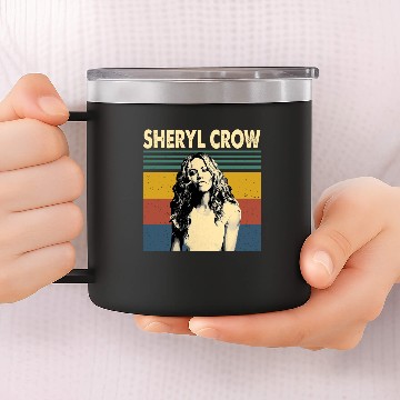 Discover Sheryl Crow Retro Vintage 14oz Stainless Steel Tumblers