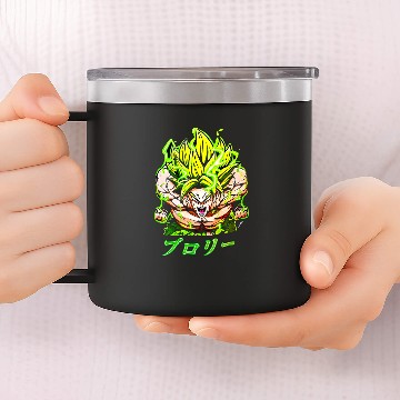 Discover Broly Graphic 14oz Stainless Steel Tumblers-14oz Stainless Steel Tumblers
