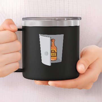 Discover cooler than bender - Futurama - 14oz Stainless Steel Tumblers