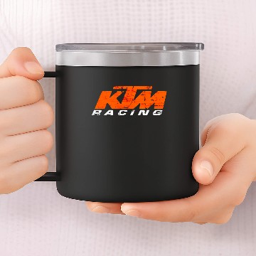 Discover Motorcycle - Ktm Racing - 14oz Stainless Steel Tumblers