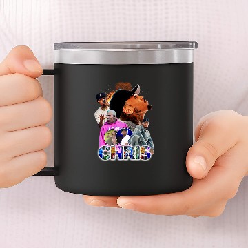 Discover Chris Brown Exclusive 14oz Stainless Steel Tumblers