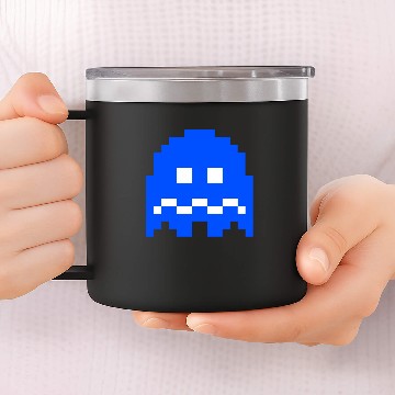 Discover Blue ghost - Pacman - 14oz Stainless Steel Tumblers