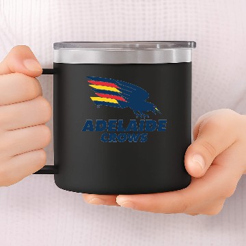 Discover Adelaide Crows Logo Zip 14oz Stainless Steel Tumblers