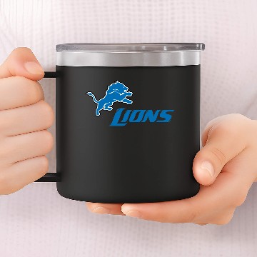 Discover Detroit Lions Logo Baseball Tees 14oz Stainless Steel Tumblers