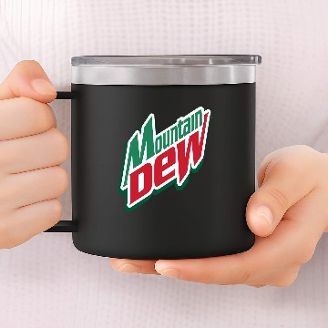 Discover Mountain Dews Logo 14oz Stainless Steel Tumblers