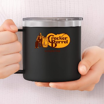 Discover Cracker Barrel Logo 14oz Stainless Steel Tumblers