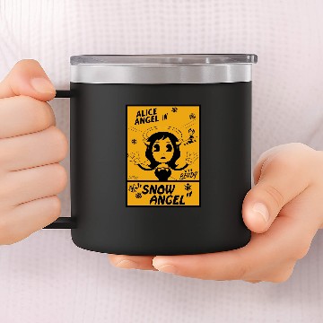 Discover Bendy With Alice Angel 14oz Stainless Steel Tumblers