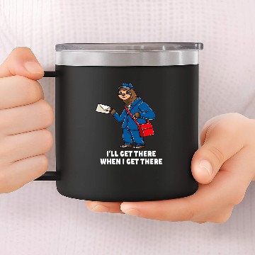 Discover Sloth Postman 14oz Stainless Steel Tumblers
