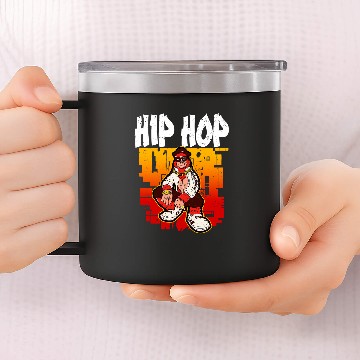 Discover Hip Hop Retro Graffiti Rap Trap Music 1 14oz Stainless Steel Tumblers