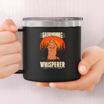 Discover Groundhog Whisperer Marmot Whisperer Baseball Tees 14oz Stainless Steel Tumblers