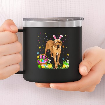 Discover Dog Great Dane Easter Egg Hunting Great Dane Easter Sunday Zip 14oz Stainless Steel Tumblers