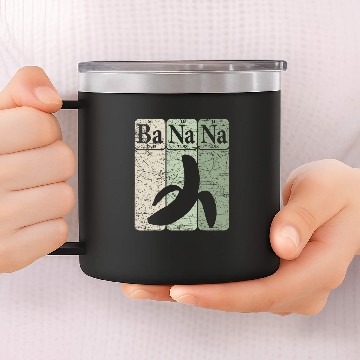 Discover Banana Periodic Table Elements Banana Lover Fruit Nerd 2 14oz Stainless Steel Tumblers