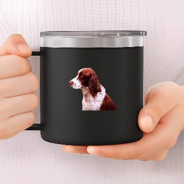 Discover English Springer Spaniel Dog Baseball Tees 14oz Stainless Steel Tumblers