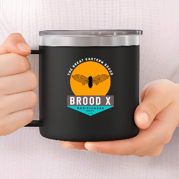 Discover Cicada Brood X Bugs 2Eastern Reemergence Insects 17 Years Baseball Tees 14oz Stainless Steel Tumblers
