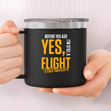 Discover Flight Instructor Pilot Aviation Trainer 27 14oz Stainless Steel Tumblers