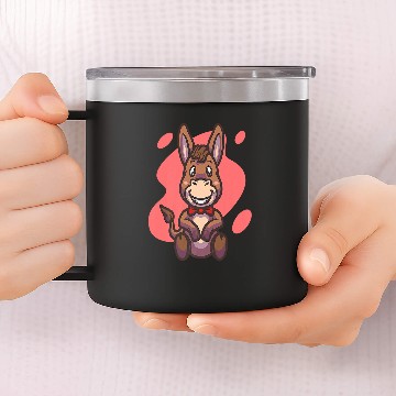 Discover Donkey Donkey 22 14oz Stainless Steel Tumblers