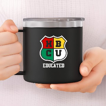 Discover HBCU Educated Historical Black College Alumni 14oz Stainless Steel Tumblers