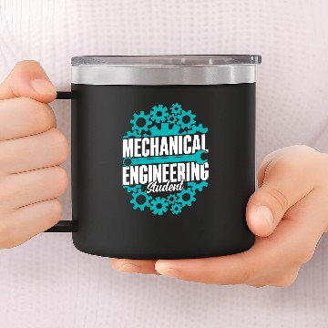 Discover Mechanical Engineering Student Graduate Mechanical Engineer 14oz Stainless Steel Tumblers