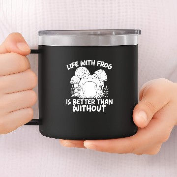 Discover Frog Amphibian Toad 1 Baseball Tees 14oz Stainless Steel Tumblers