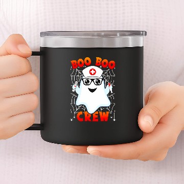Discover Groovy Boo Boo Crew nurses Funny Halloween nurses 14oz Stainless Steel Tumblers