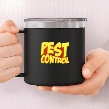 Discover Bed Bug Pest Control Exterminator Pest Controller 4 14oz Stainless Steel Tumblers