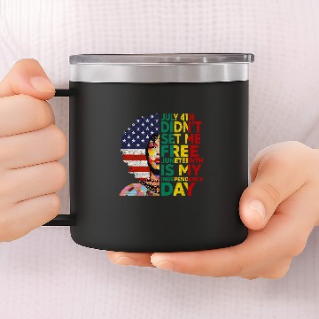 Discover Black History Month Juneteenth Dashiki American Flag Baseball Tees 14oz Stainless Steel Tumblers