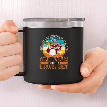 Discover Funny Drummer drumsticks drummer musician 23 Baseball Tees 14oz Stainless Steel Tumblers
