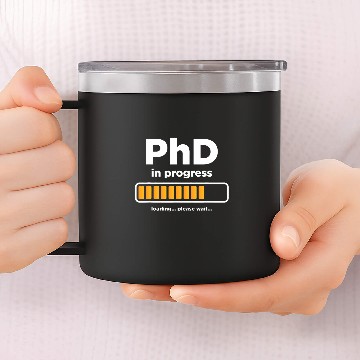 Discover Future PhD medicals Doctor In Progress Bar Student Graduation 14oz Stainless Steel Tumblers
