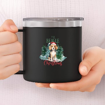 Discover Christmas Santa Claus Gift Idea Funny Dog Beagle Baseball Tees 14oz Stainless Steel Tumblers