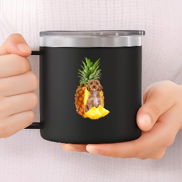 Discover Cockapoo Pet pineapples Cockapoo Birthday For Cockapoo Dog Fruit Vegan Baseball Tees 14oz Stainless Steel Tumblers