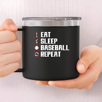 Discover Sport Baseball Pitcher Baseball Player Baseball Coachs Funny 14oz Stainless Steel Tumblers