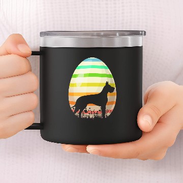 Discover Great Dane Pet Funny Easter Egg Lover vintages Style Great Dane Dog Easter Baseball Tees 14oz Stainless Steel Tumblers