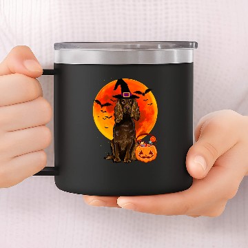 Discover Boykin Spaniel Pet Dog Halloween Boykin Spaniel Jack O Lantern Pumpkin Baseball Tees 14oz Stainless Steel Tumblers