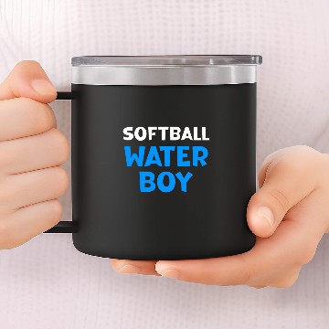 Discover Sport Softball Team Waterboy Hydration Specialist 14oz Stainless Steel Tumblers