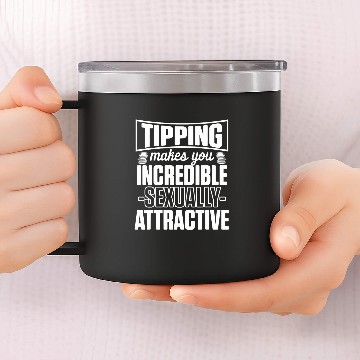 Discover Tip Funny Bartender Server Cocktails Incredible Attractive Baseball Tees 14oz Stainless Steel Tumblers