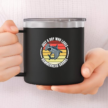 Discover Hammerhead Shark Hammer Hear Shark Lover Sea Biologist 3 Baseball Tees 14oz Stainless Steel Tumblers