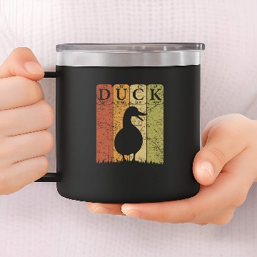 Discover Duck Periodic Table Elements Duck Farmer Retro 26 Baseball Tees 14oz Stainless Steel Tumblers