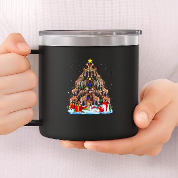Discover Giraffe Pet Christmas Tree Cute  6 Baseball Tees 14oz Stainless Steel Tumblers