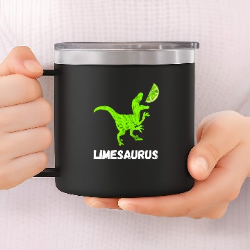 Discover Dinosaur Pet Lime Saurus Lemon Fruit Lemonade Cocktail Dinosaurs 14oz Stainless Steel Tumblers