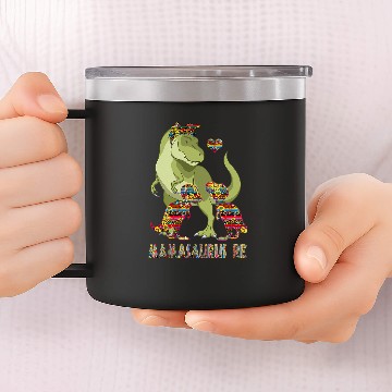 Discover Dinosaur Pet Mamasaurus rexs Mommy Mothers Day Baseball Tees 14oz Stainless Steel Tumblers