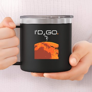 Discover Colonize Occupy Mars astronomer scientist Baseball Tees 14oz Stainless Steel Tumblers