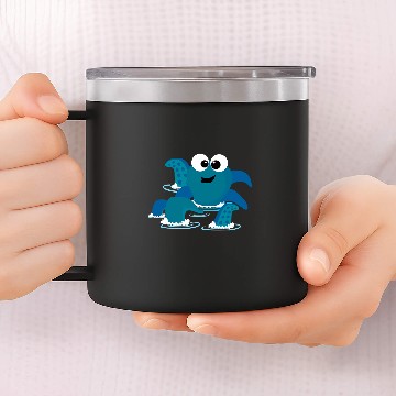Discover Octopus Pet water cute funny 14oz Stainless Steel Tumblers