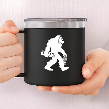 Discover bigfoots Pest Control Cryptid Exterminator Sasquatch 14oz Stainless Steel Tumblers