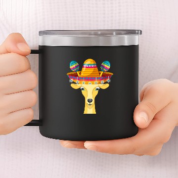 Discover Goats Pet Mexican Goats Cinco De Mayo Zip 14oz Stainless Steel Tumblers