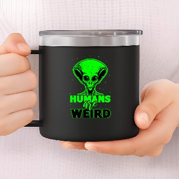 Discover Aliens UFO UAP Space Space Unknown Flight Object Alien 26 Zip 14oz Stainless Steel Tumblers