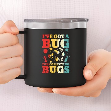 Discover Entomologist Bug Identification Science Insect Stuff 211 Zip 14oz Stainless Steel Tumblers