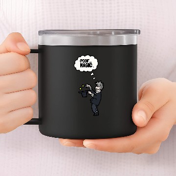Discover Magician Magic Mage Wizard Supernatural Witch 14oz Stainless Steel Tumblers