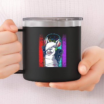 Discover Llama Pet  Funny Cute Style Alpaca Graphic Plus Size 14oz Stainless Steel Tumblers