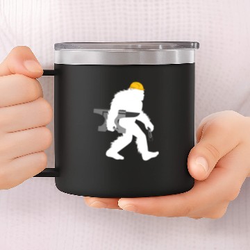 Discover Bigfoot Pet Blacksmithing Cryptid Blacksmith Sasquatch Baseball Tees 14oz Stainless Steel Tumblers